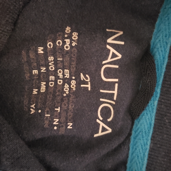 Boys Navy Blue Nautica Polo Shirt - Picture 2 of 3